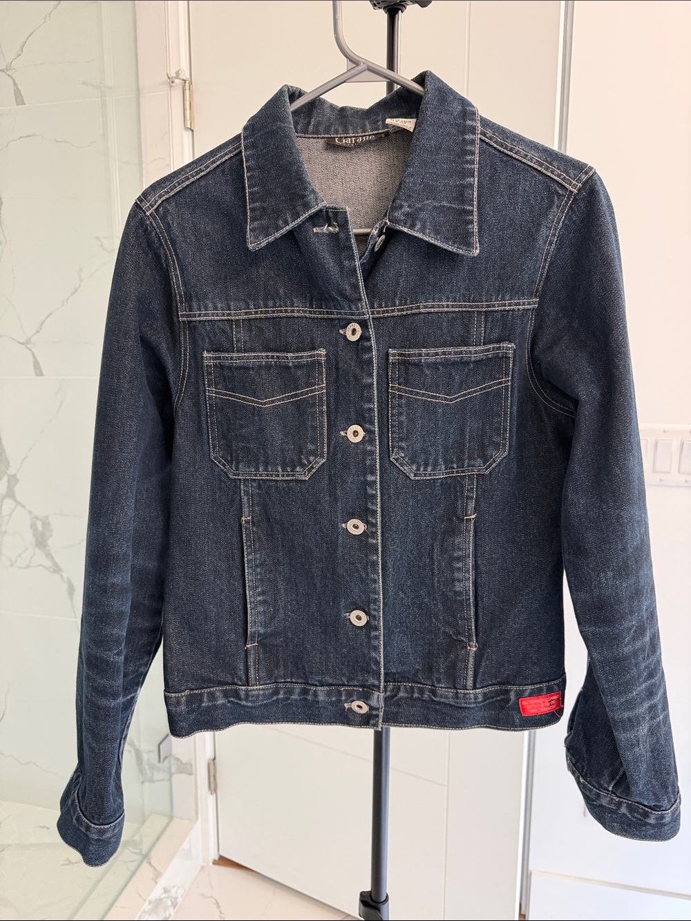 Garage Dark Indigo Jean Jacket for Women 19”pp/22”L